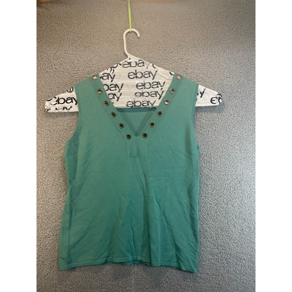 Dressbarn Floral Short‎ Sleeve Shirt X-Large